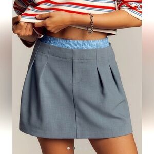 Pleated Boxer Skort